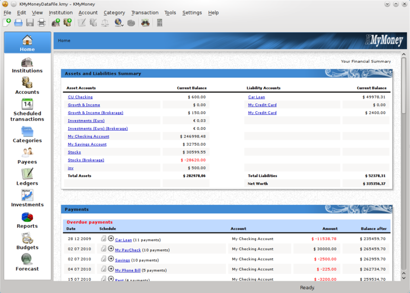 Tiedosto:KMyMoney.Home1.png